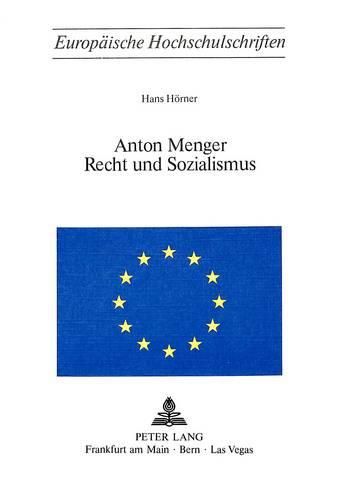 Cover image for Anton Menger. Recht Und Sozialismus