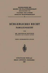 Cover image for Burgerliches Recht: Familienrecht