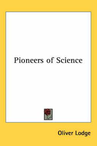 Cover image for Pioneers of Science