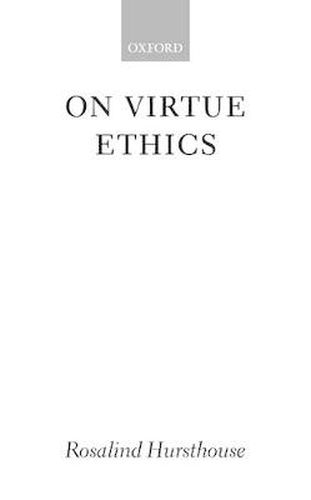 Cover image for On Virtue Ethics