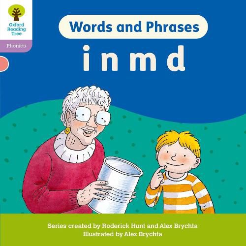 Cover image for Oxford Reading Tree: Floppy's Phonics Decoding Practice: Oxford Level 1+: Words and Phrases: i n m d