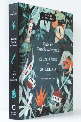 Cover image for Cien anos de soledad (50 Aniversario) / One Hundred Years of Solitude: Illustrated Fiftieth Anniversary edition of One Hundred Years of Solitude