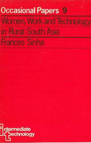 Cover image for Women, Work and Technology in Rural South Asia