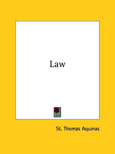 Cover image for Law