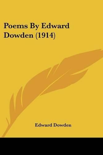 Poems by Edward Dowden (1914)