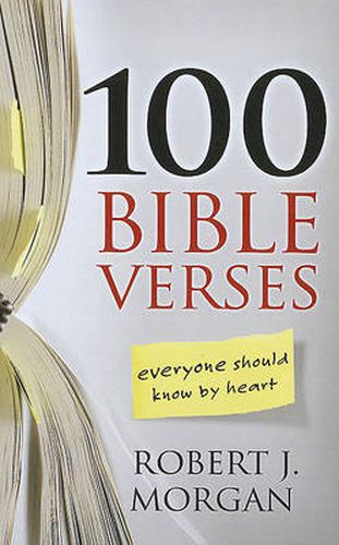 Cover image for 100 Bible Verses Everyone Should Know by Heart