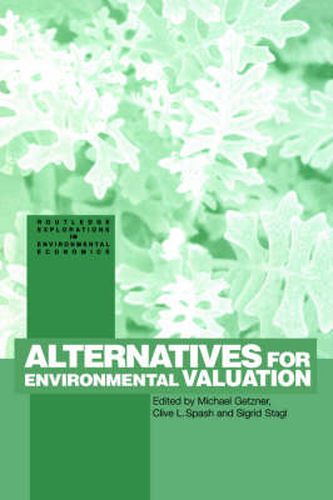 Cover image for Alternatives for Environmental Valuation
