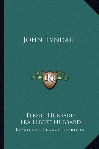 Cover image for John Tyndall