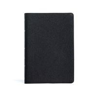 Cover image for KJV Large Print Thinline Bible, Black Genuine Leather