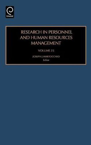 Cover image for Research in Personnel and Human Resources Management