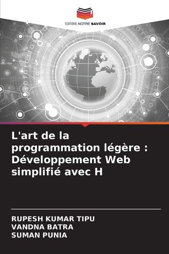 Cover image for L'art de la programmation legere