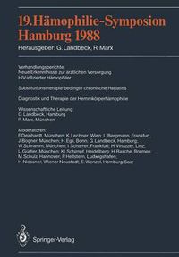 Cover image for 19. Hamophilie-Symposion Hamburg