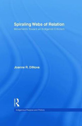 Cover image for Spiraling Webs of Relation: Movements Toward an Indigenist Criticism