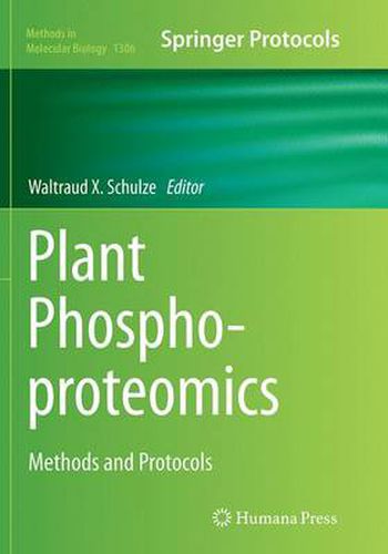 Cover image for Plant Phosphoproteomics: Methods and Protocols