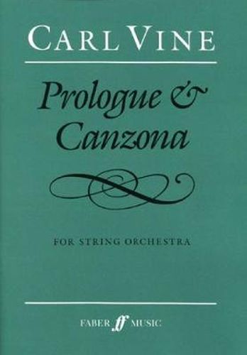 Cover image for Prologue & Canzona