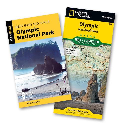 Best Easy Day Hiking Guide and Trail Map Bundle: Olympic National Park