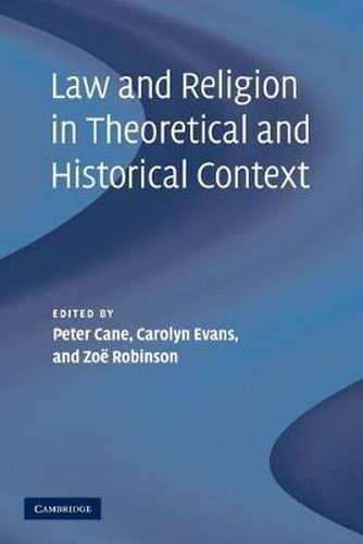 Cover image for Law and Religion in Theoretical and Historical Context