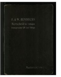 Cover image for Hendrichs drop-forged scissor blanks catalogue