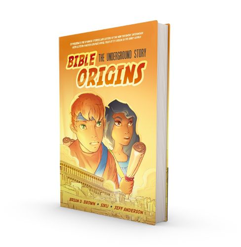 Bible Origins (Portions of the New Testament + Graphic Novel Origin Stories), Hardcover, Orange