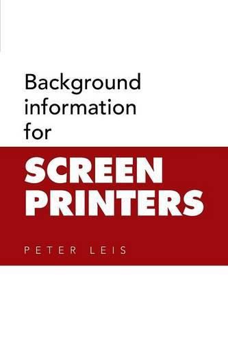 Background information for SCREEN PRINTERS