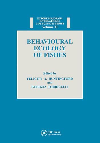 Cover image for Behavioural Ecology of Fishes