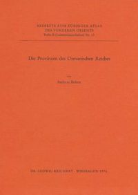 Cover image for Die Provinzen Des Osmanischen Reiches