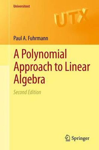 Cover image for A Polynomial Approach to Linear Algebra