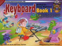 Cover image for Progressive Keyboard Book 1: Method for Young Beginners