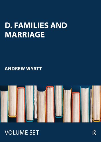 Cover image for D. Families and Marriage