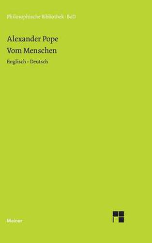 Cover image for Vom Menschen