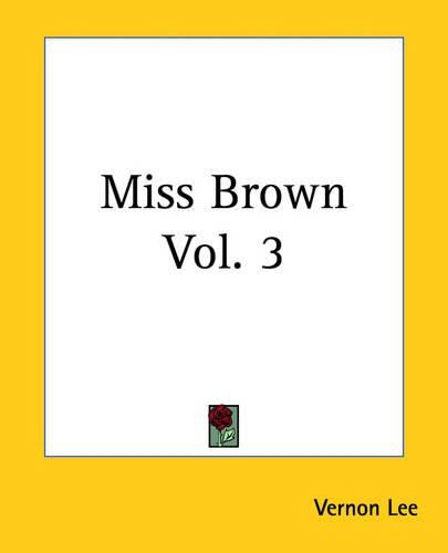 Cover image for Miss Brown Vol. 3