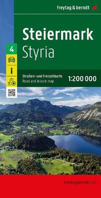 Cover image for Styria, road and leisure map 1:200,000, freytag & berndt