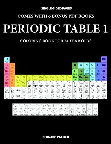 Cover image for Coloring Book for 7+ Year Olds (Periodic Table)