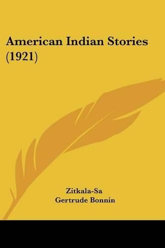 Cover image for American Indian Stories (1921)