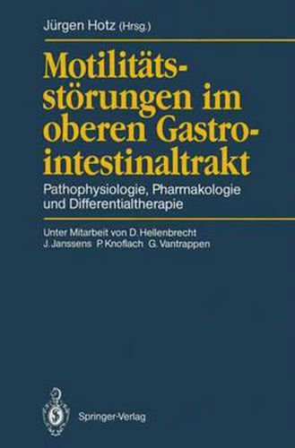 Cover image for Motilitatsstorungen im Oberen Gastrointestinaltrakt