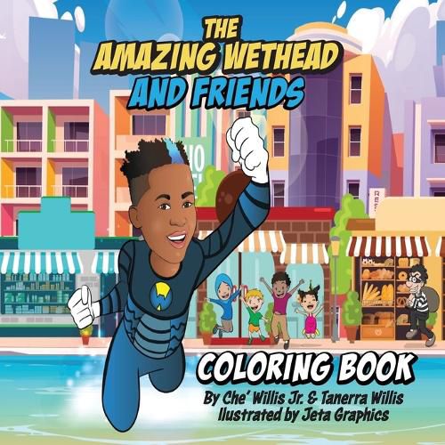 Cover image for The Amazing Wethead and Friends Coloring Book