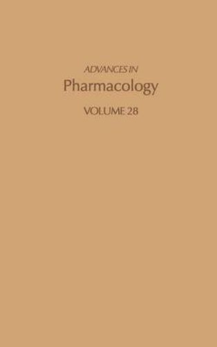 Cover image for Advances in Pharmacology