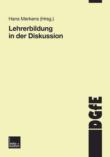 Cover image for Lehrerbildung in Der Diskussion