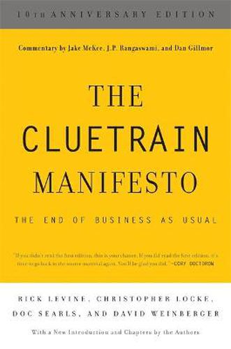 Cover image for Cluetrain Manifesto