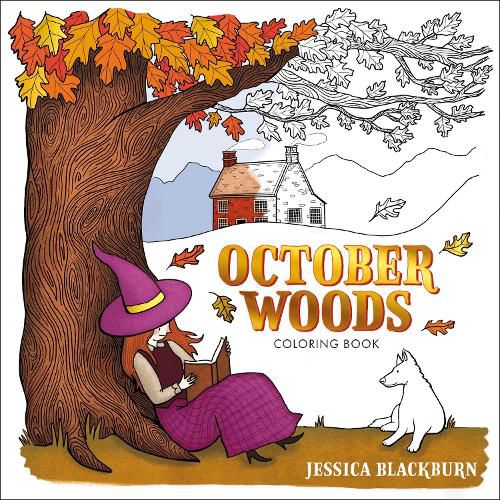Cover image for October Woods Coloring Book