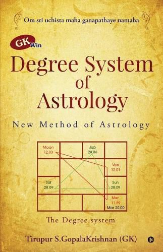 Cover image for GK win Degree System of Astrology: New Method of Astrology