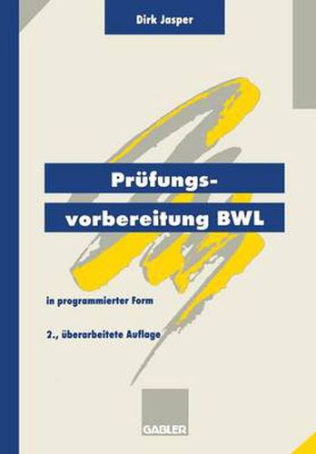 Cover image for Prufungsvorbereitung BWL