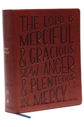 Cover image for KJV, Journal Reference Edition Bible, Verse Art Cover Collection, Leathersoft, Brown, Red Letter, Comfort Print: Let Scripture Explain Scripture. Reflect on What You Learn.