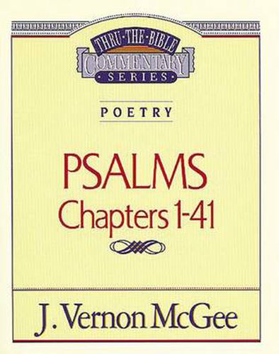 Cover image for Thru the Bible Vol. 17: Poetry (Psalms I-41)