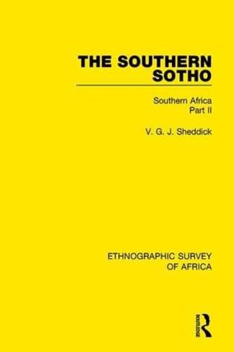 Cover image for The Southern Sotho: Southern Africa Part II