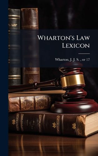 Cover image for Wharton's Law Lexicon