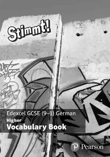 Cover image for Stimmt! Edexcel GCSE German Higher Vocab Book (pack of 8)