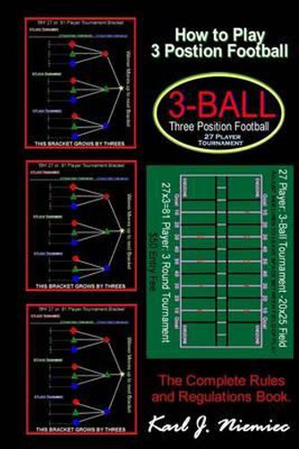 Cover image for How To Play Three Position Football: Pass-Catch-Defend Instructional Game for Boys and Girls