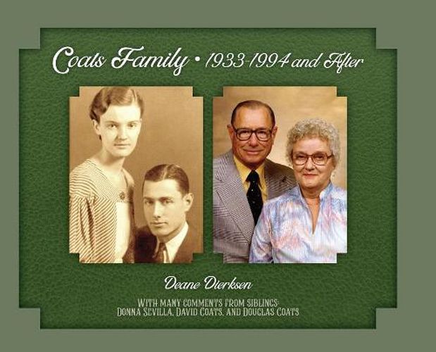 Cover image for Coats Family 1933-1994 and After