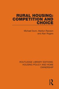 Cover image for Rural Housing: Competition and Choice